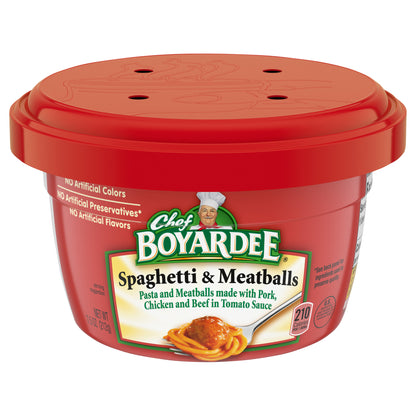 Chef Boyardee Spaghetti & Meatballs in Tomato Sauce, 7.5 Oz.