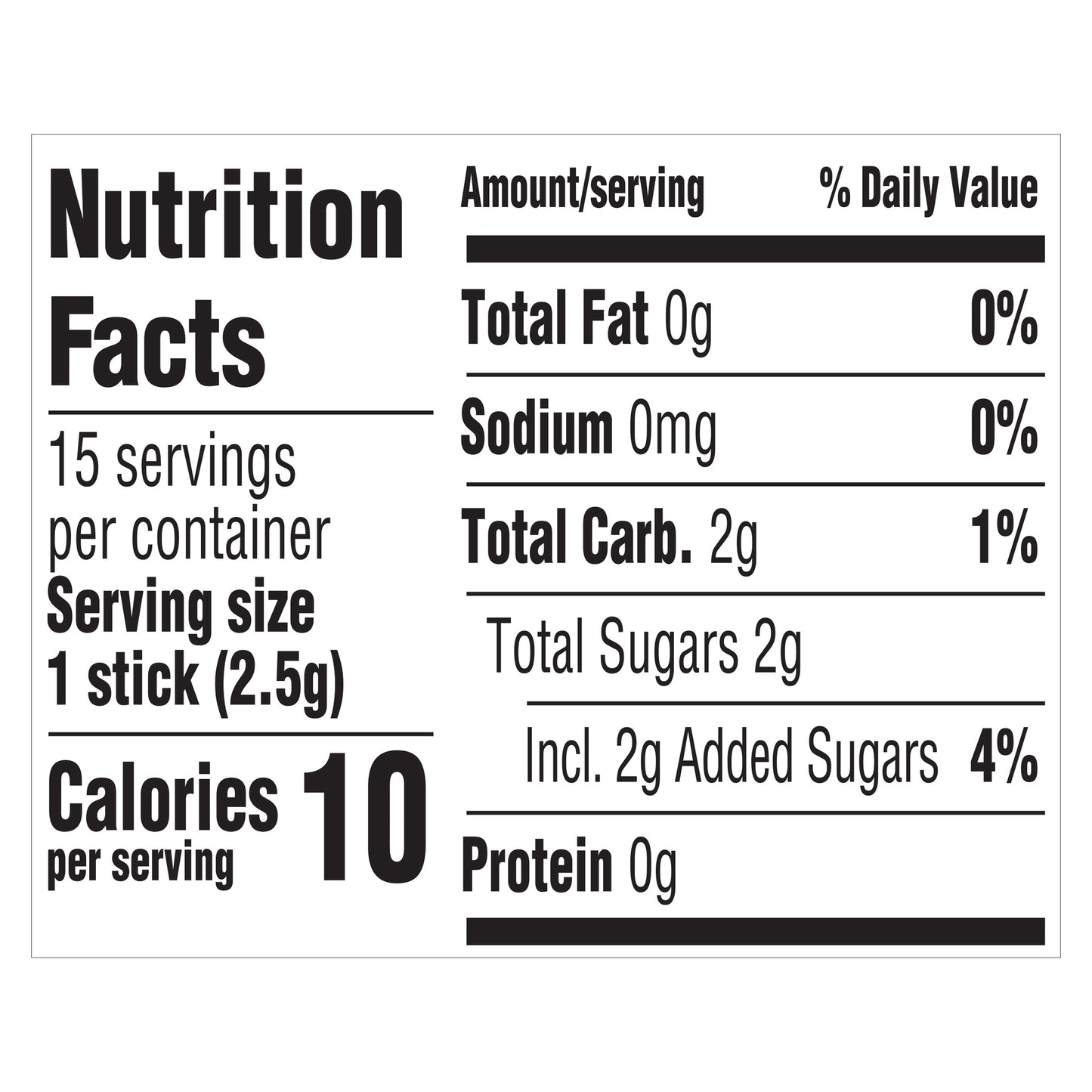 WRIGLEY'S DOUBLEMINT Mint Gum Chewing Gum, 15 Stick Pack