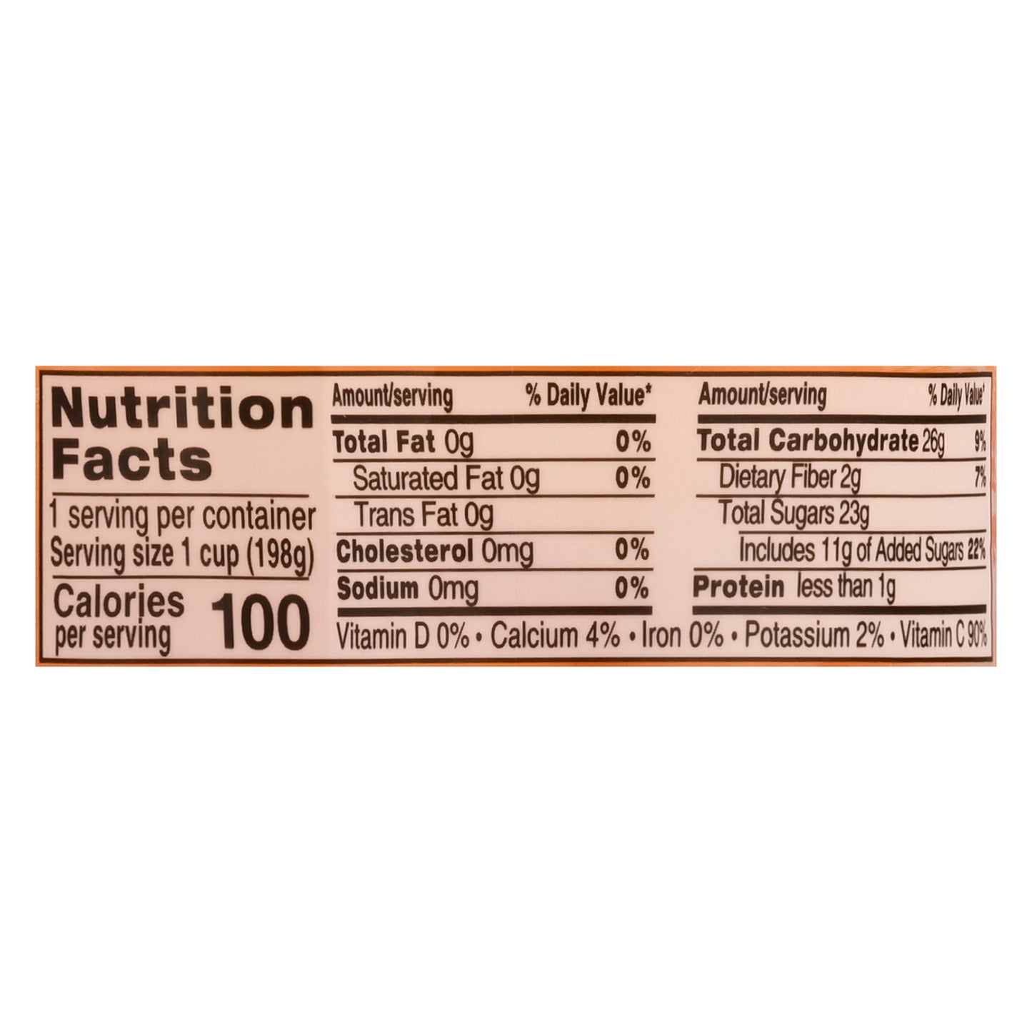 True Mandarin Orange Fruit Snack 7 oz