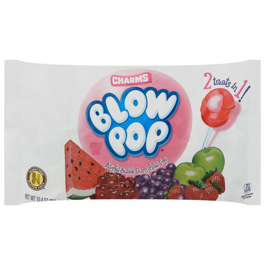 Charms Blow Pop Assorted Bubble Gum Pops 10.4 oz