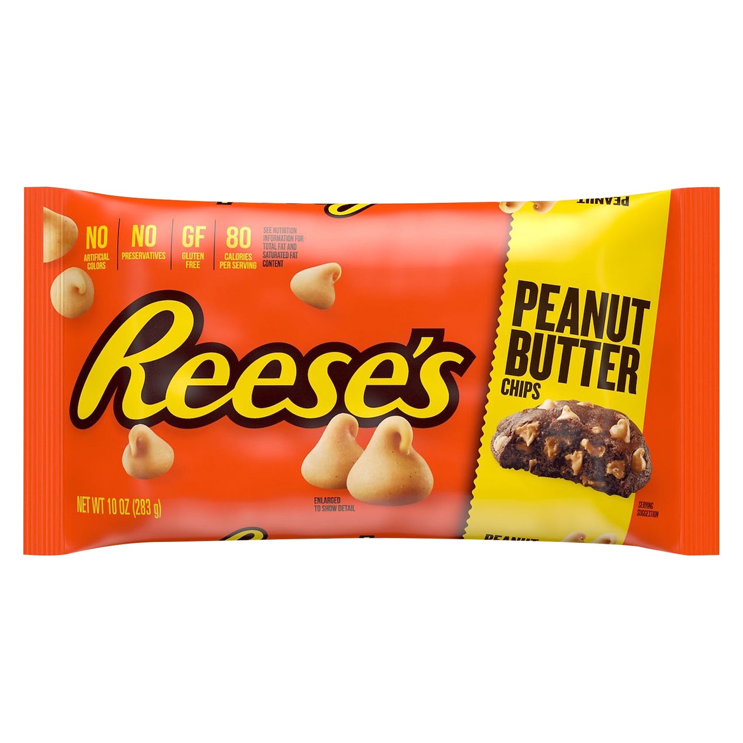 REESE'S Peanut Butter Chips, Halloween Baking Supplies, 10 oz, Bag