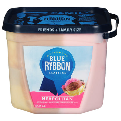 Blue Ribbon Classics Neapolitan Frozen Dessert, 128 fl oz