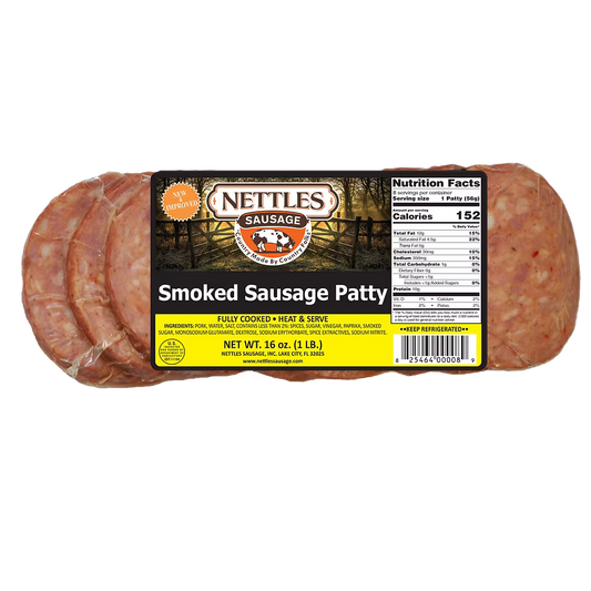 Nettles Smoked Sausage Patty