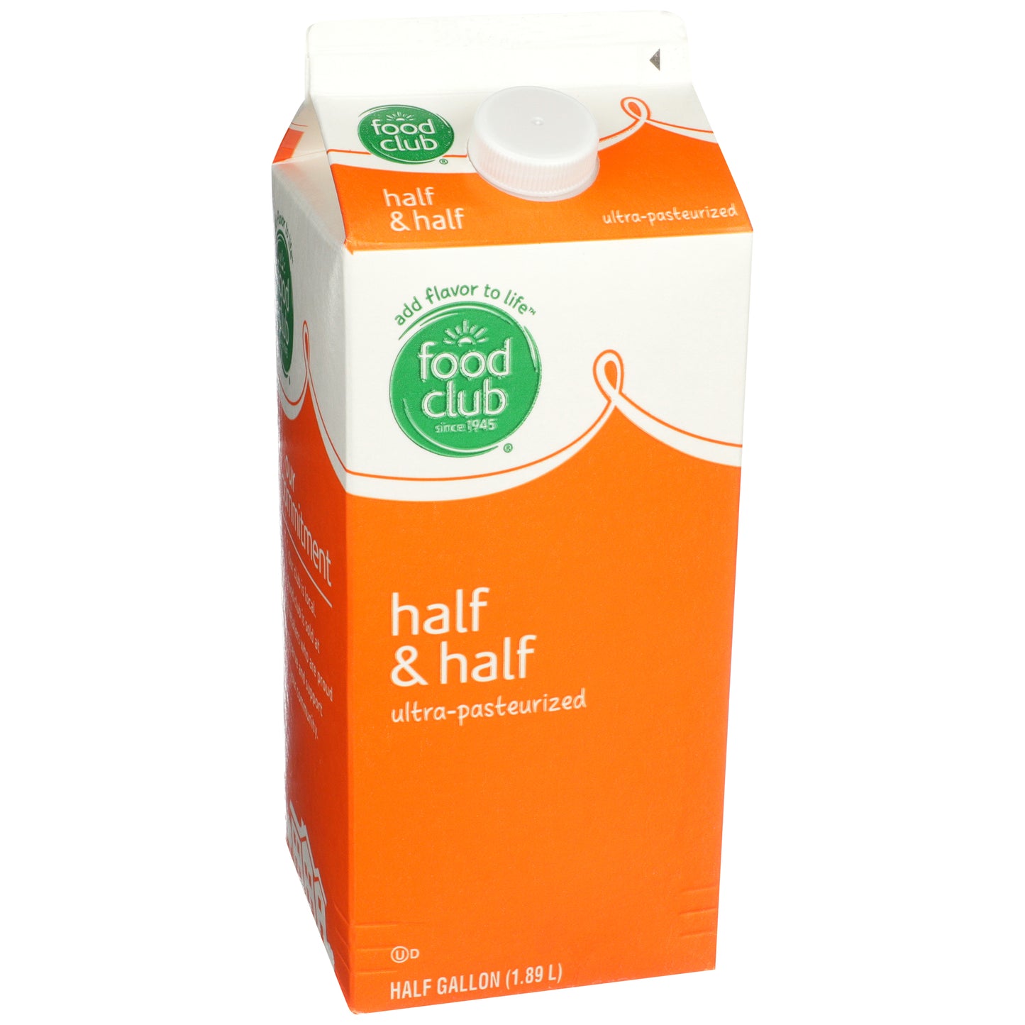 Half & Half - HALF GALLON (1.89L)