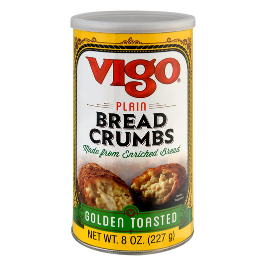 Vigo Plain Golden Toasted Bread Crumbs 8 oz