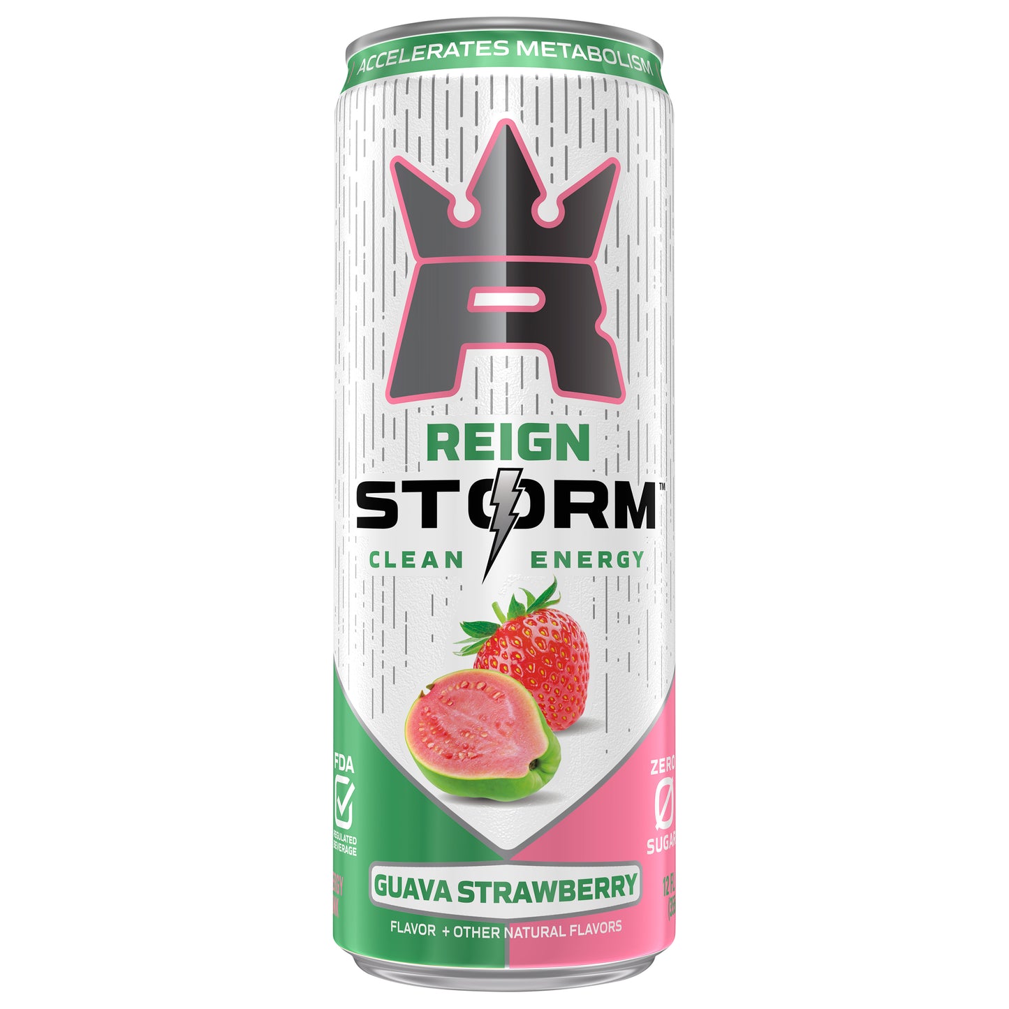 Reign Storm Guava Strawberry Energy Drink 12 fl oz