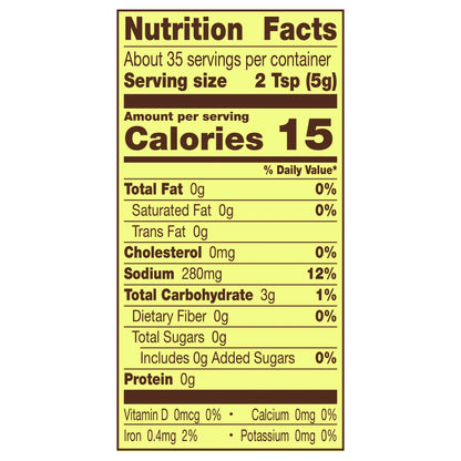 Old El Paso Taco Seasoning, Original, Large Size, 6.25 oz.