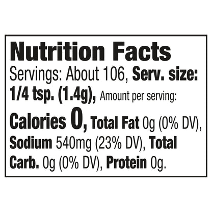 McCormick Garlic Salt, 5.25 oz