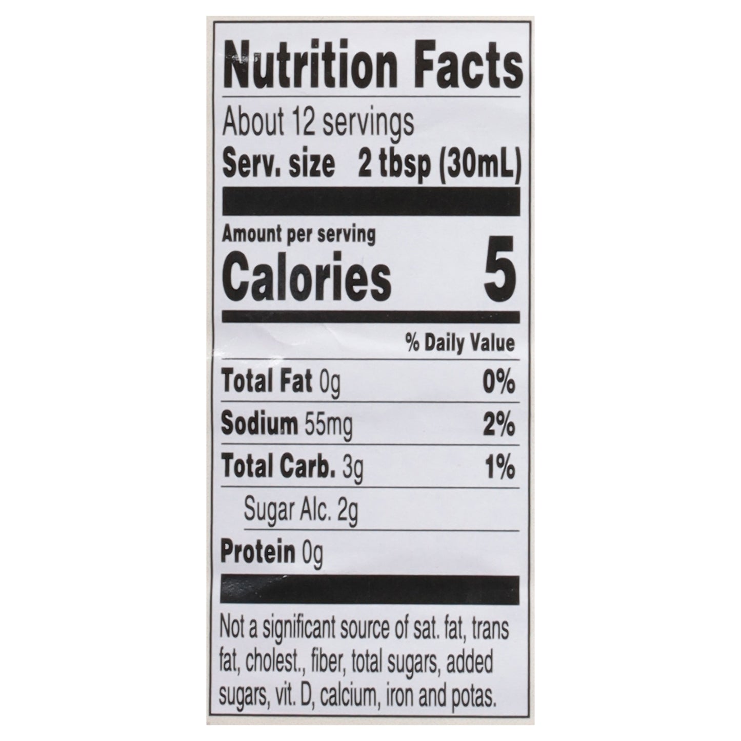 Cary's Low Calorie Sugar Free Maple Flavor Syrup 12 fl oz