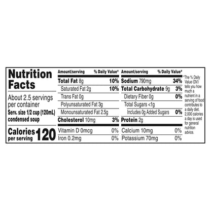 Campbell's Cream of Chicken & Mushroom Condensed Soup 10.5 oz