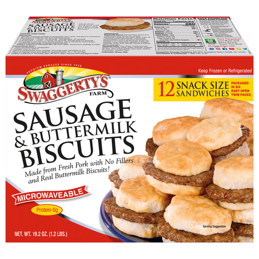 12 Sausage & Bttrmlk Bscts 19.2oz