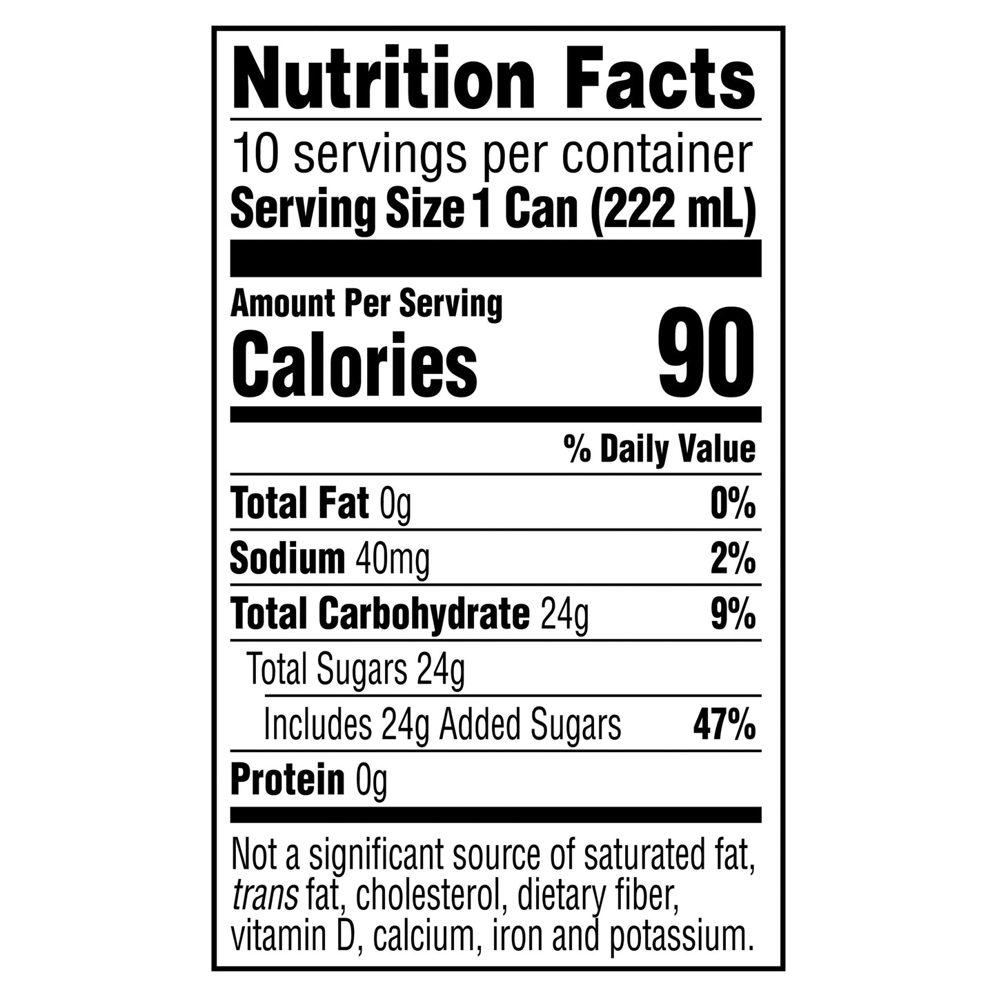 Sprite Fridge Pack Cans, 7.5 fl oz, 10 Pack