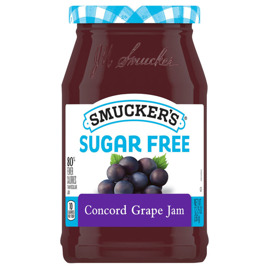Smucker's Sugar Free Concord Grape Jam with Splenda Brand Sweetener, 12.75 Ounces