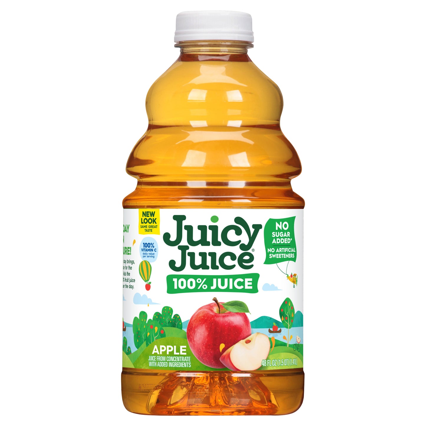 Juicy Juice 100% Juice, Apple, 48 Fl Oz Bottle