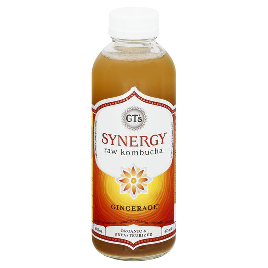 GT's Synergy Raw Gingerade Kombucha 16 fl oz