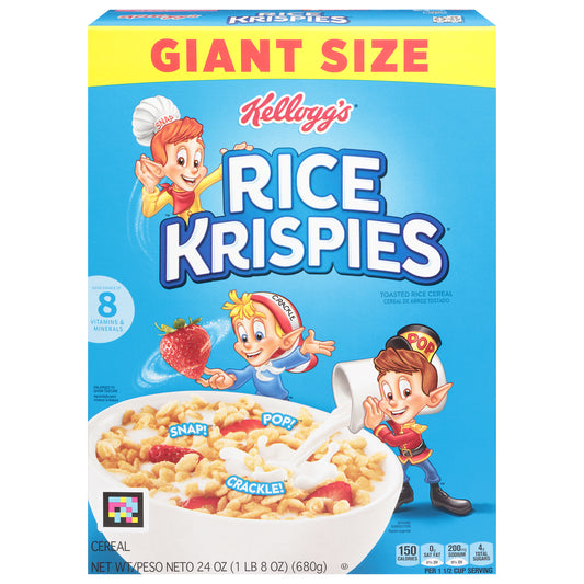 Rice Krispies Cereal Giant Size 24 oz