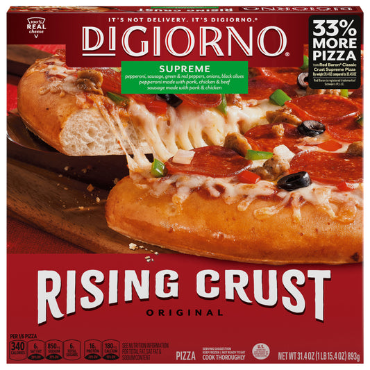 DIGIORNO Supreme Pizza with Rising Crust, 31.5 oz.