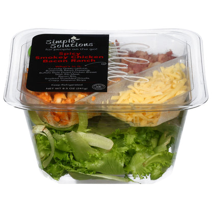 Simple Solutions Spicy Smokey Chicken Bacon Ranch Salad 8.5 oz