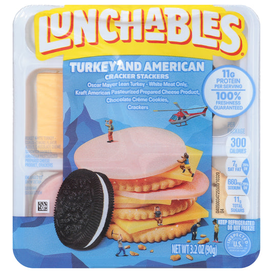 Lunchables Turkey and American Cracker Stackers 3.2 oz