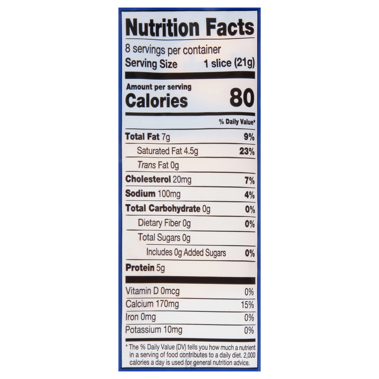 Dairy Fresh Muenster Sliced Cheese 8 Slices
