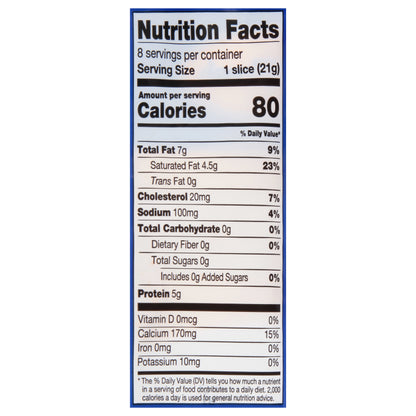 Dairy Fresh Muenster Sliced Cheese 8 Slices