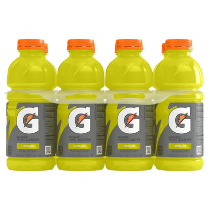 Gatorade Thirst Quencher Lemon Lime 20 Fl Oz 8 Count