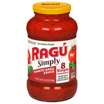 Ragu Simply Tomato Basil Sauce 24 oz