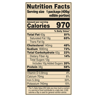 Hungry Man Selects Classic Fried Chicken Frozen Meal, 16 oz.