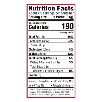 TGI Fridays Loaded Cheddar & Bacon Potato Skins Frozen Snacks, 13.5 oz Box
