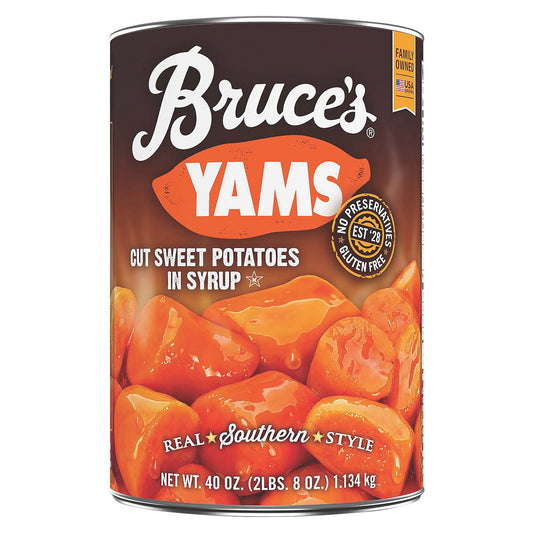Bruce's Cut in Syrup Yams Sweet Potatoes 40 oz