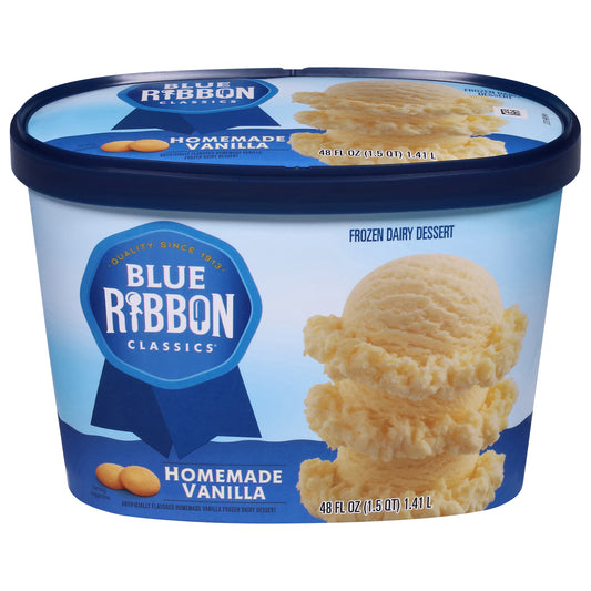 Blue Ribbon Classics Homemade Vanilla Frozen Dessert, 48 fl oz
