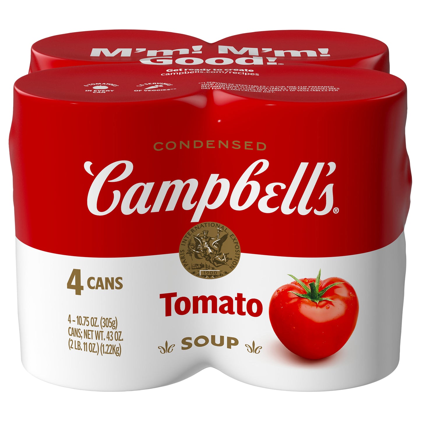 Campbell's Condensed Tomato Soup 4 - 10.75 oz Cans