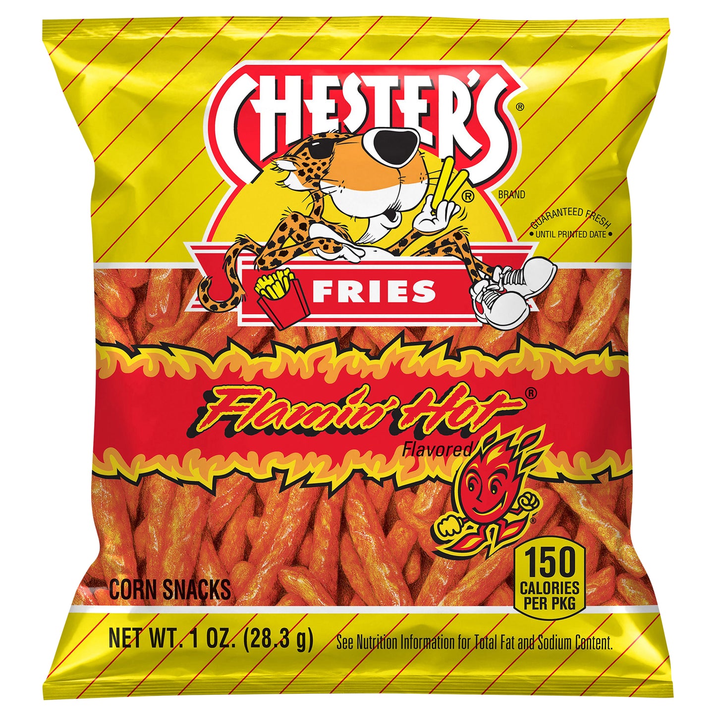 Chester's Fries Corn Snacks Flamin' Hot Flavored 1 Oz