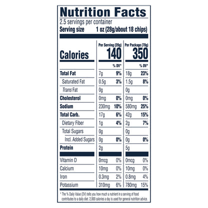 Cape Cod® Sea Salt & Vinegar Chips, 2.5 Oz Bag