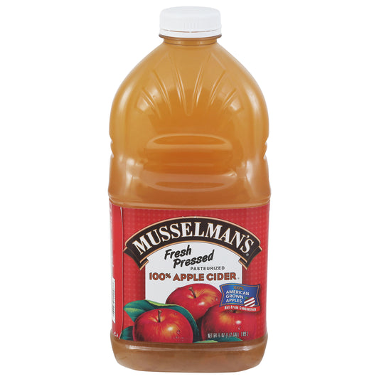 Musselman's Pasteurized Fresh Pressed 100% Apple Cider 64 fl oz