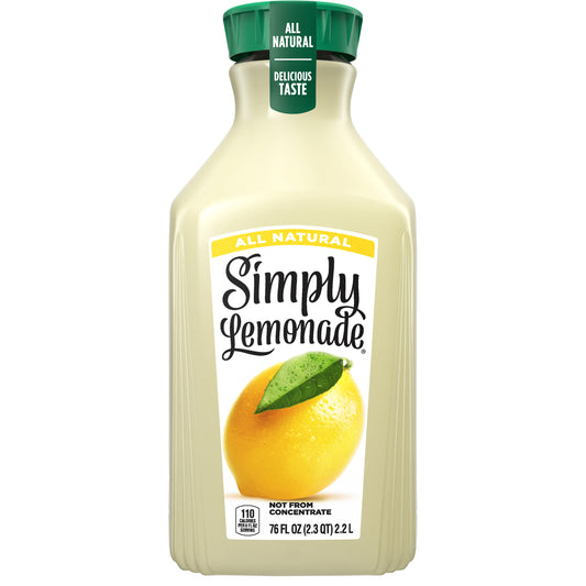 Simply Lemonade Bottle, 76 fl oz