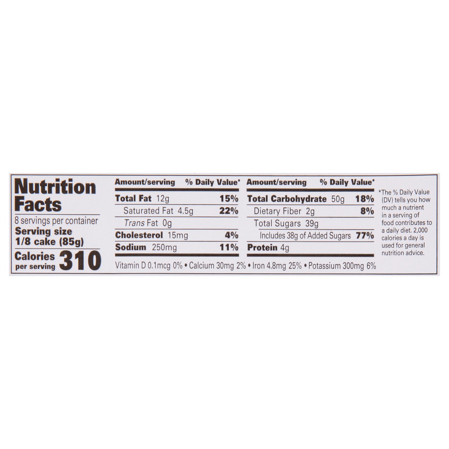 Rich's Double Chocolate Cake 24 oz