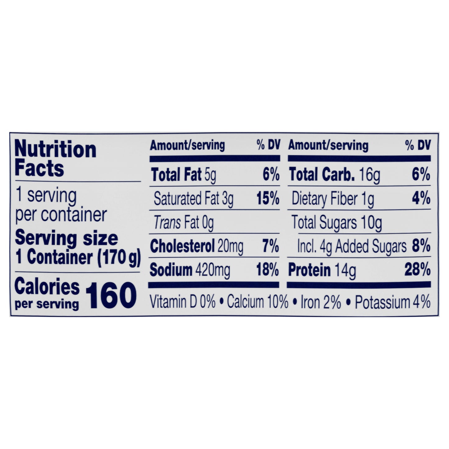 Daisy 4% Cottage Cheese with Blueberry 6 oz