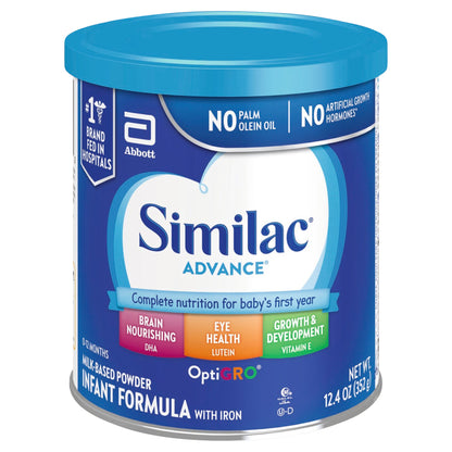 Similac Advance Infant Formula with Iron Powder 1-12.4 oz Can