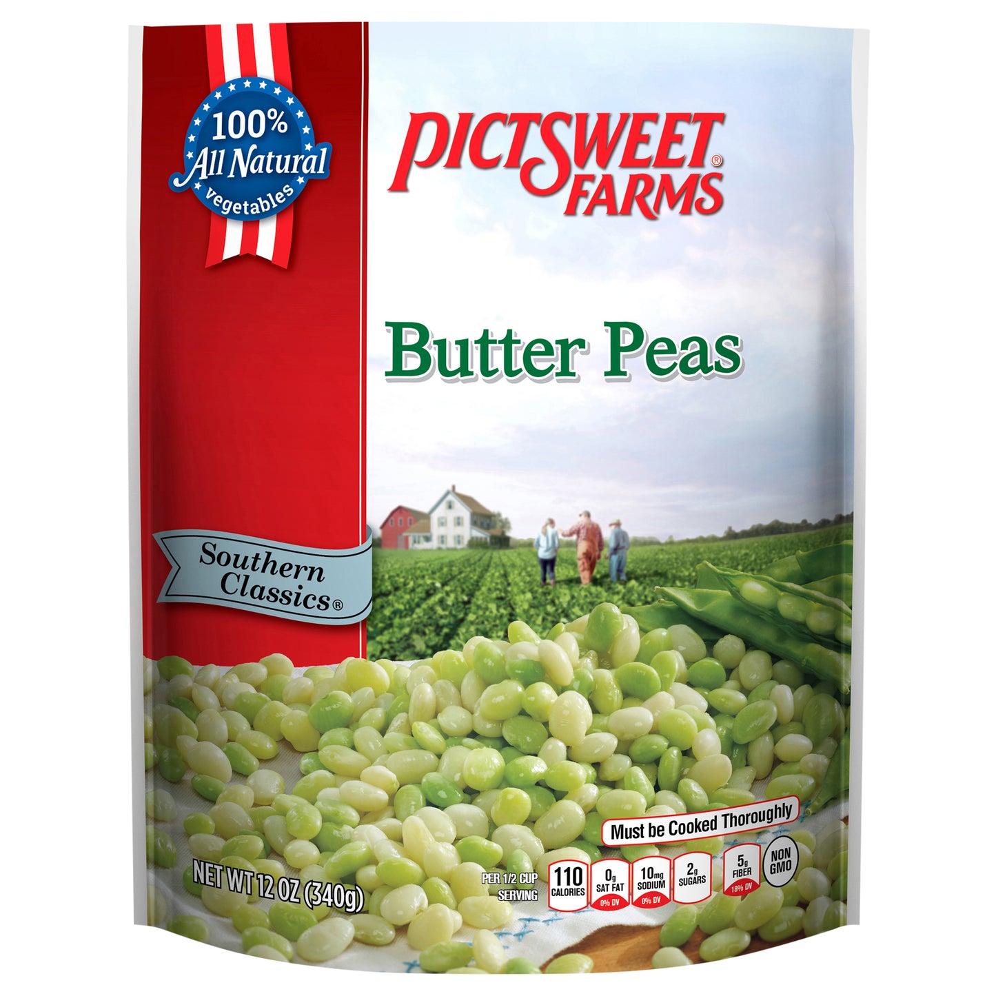 Pictsweet Farms Butter Peas, Southern Classics- 12 oz