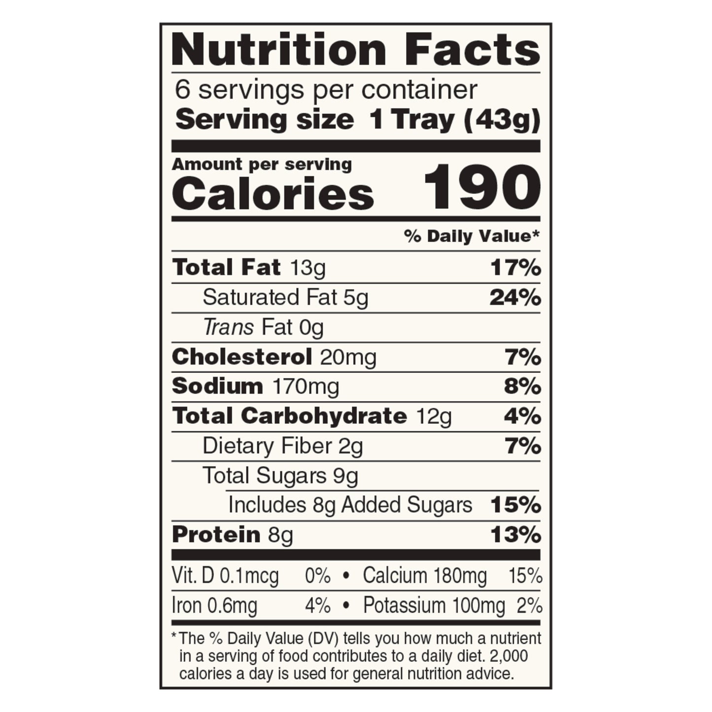 Sargento® Balanced Breaks® Natural White Cheddar Cheese, Sea-Salted Roasted Almonds, Dried Cranberries, 6-Pack