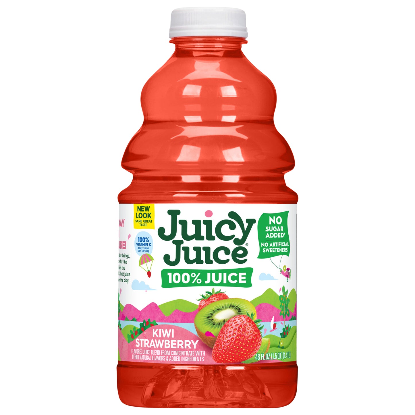 Juicy Juice 100% Juice, Kiwi Strawberry, 48 Fl Oz Bottle