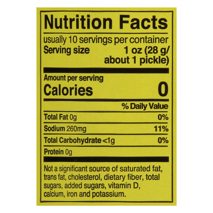 Mt Olive Kosher Baby Dills Pickles 16 fl oz Jar