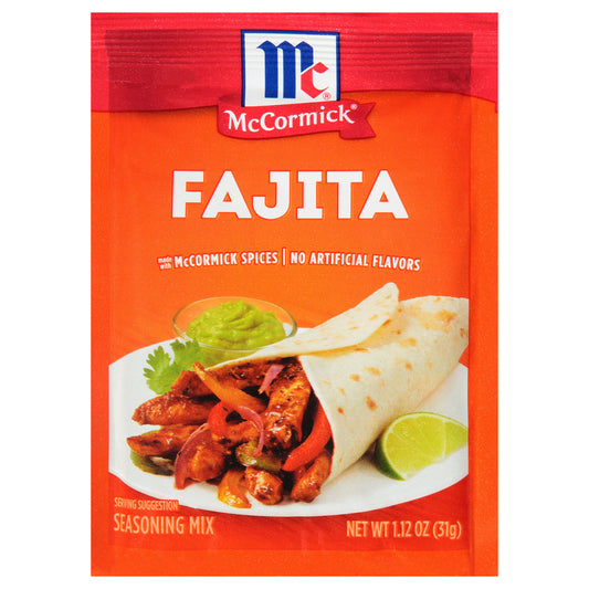 McCormick Fajita Seasoning Mix, 1.12 oz