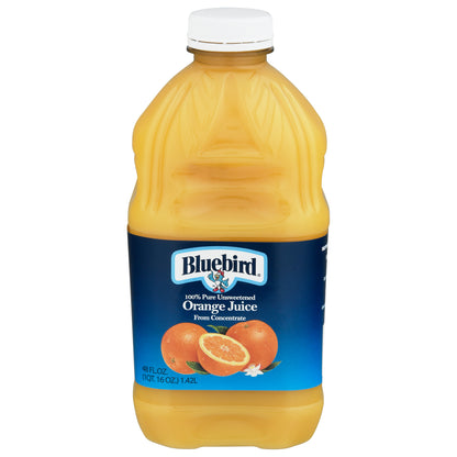 Bluebird 100% Pure Orange Juice 48 fl oz