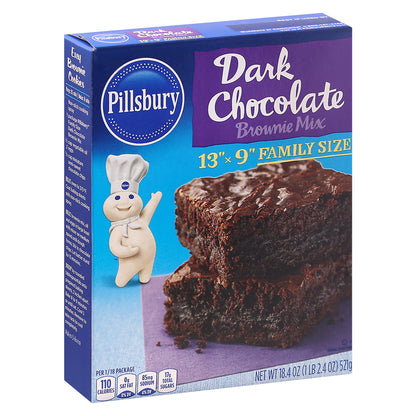 Pillsbury Family Size Dark Chocolate Brownie Mix 18.4 oz
