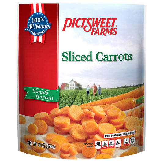 Pictsweet Farms Sliced Carrots, Simple Harvest - 12 oz