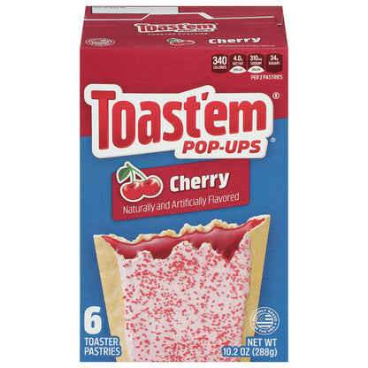 Toast'em Pop-ups Cherry Toaster Pastries 6 ea