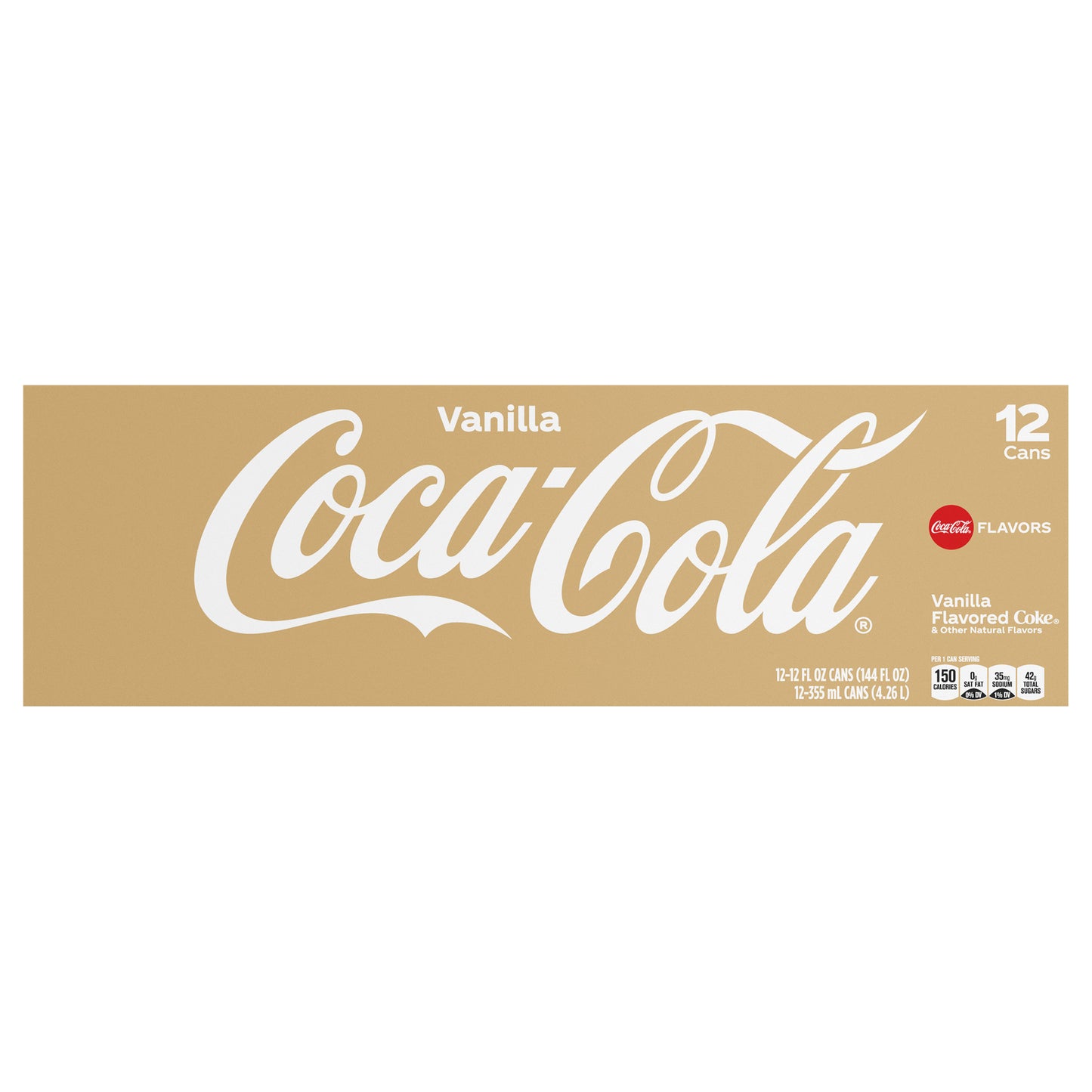 Coca-Cola Vanilla Fridge Pack Cans, 12 fl oz, 12 Pack