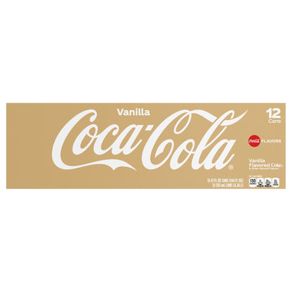 Coca-Cola Vanilla Fridge Pack Cans, 12 fl oz, 12 Pack